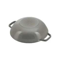 Staub 30 cm, Wok avec couvercle en verre, Gris graphite Best