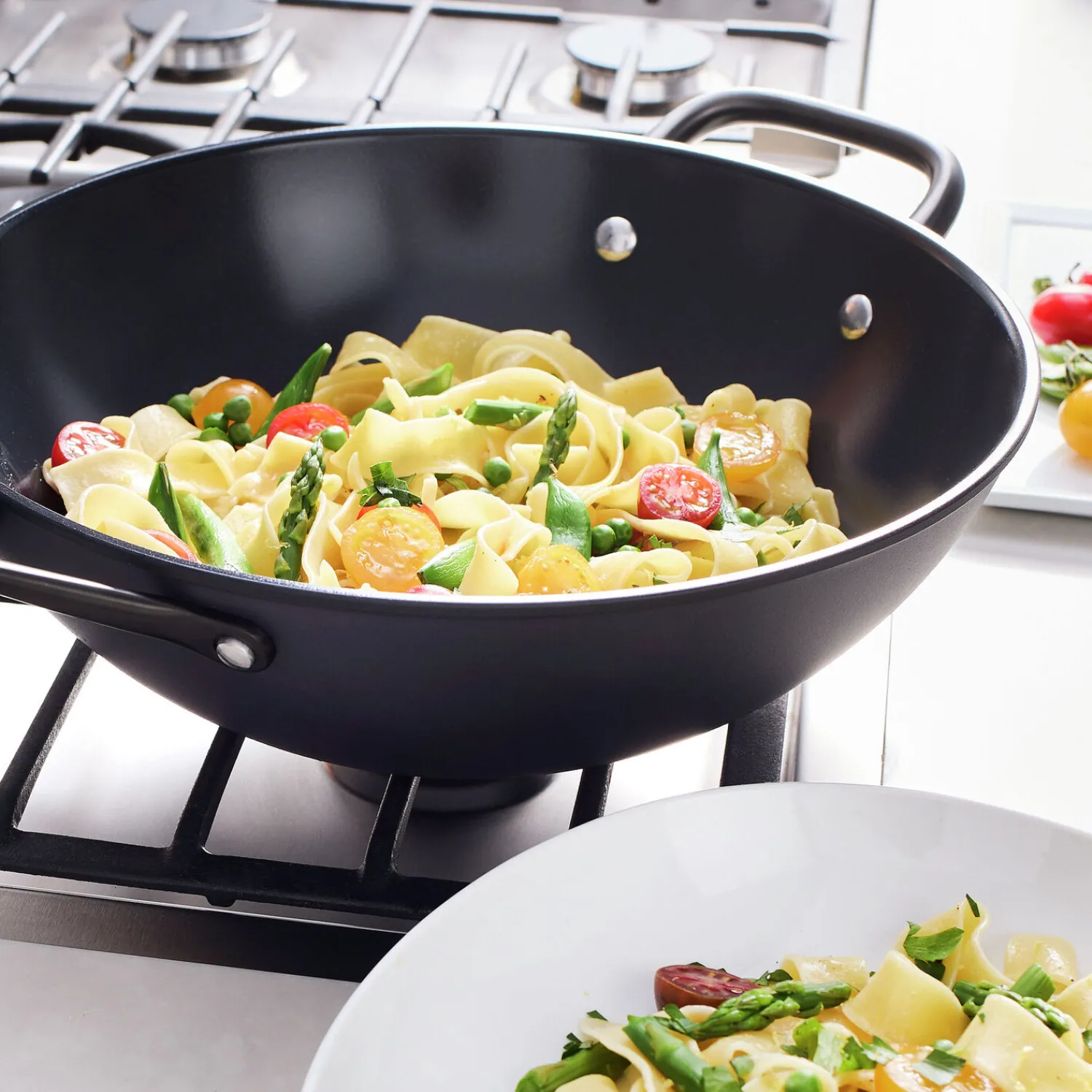 ZWILLING 30 cm, Wok avec couvercle en verre, Noir mat Best