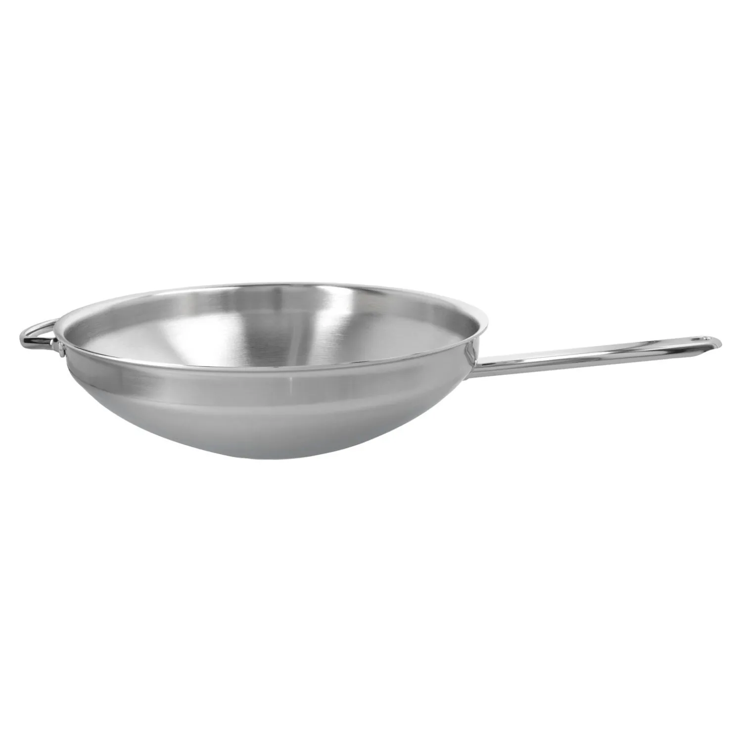 Demeyere 32 cm, Wok fond plat, Argent Outlet