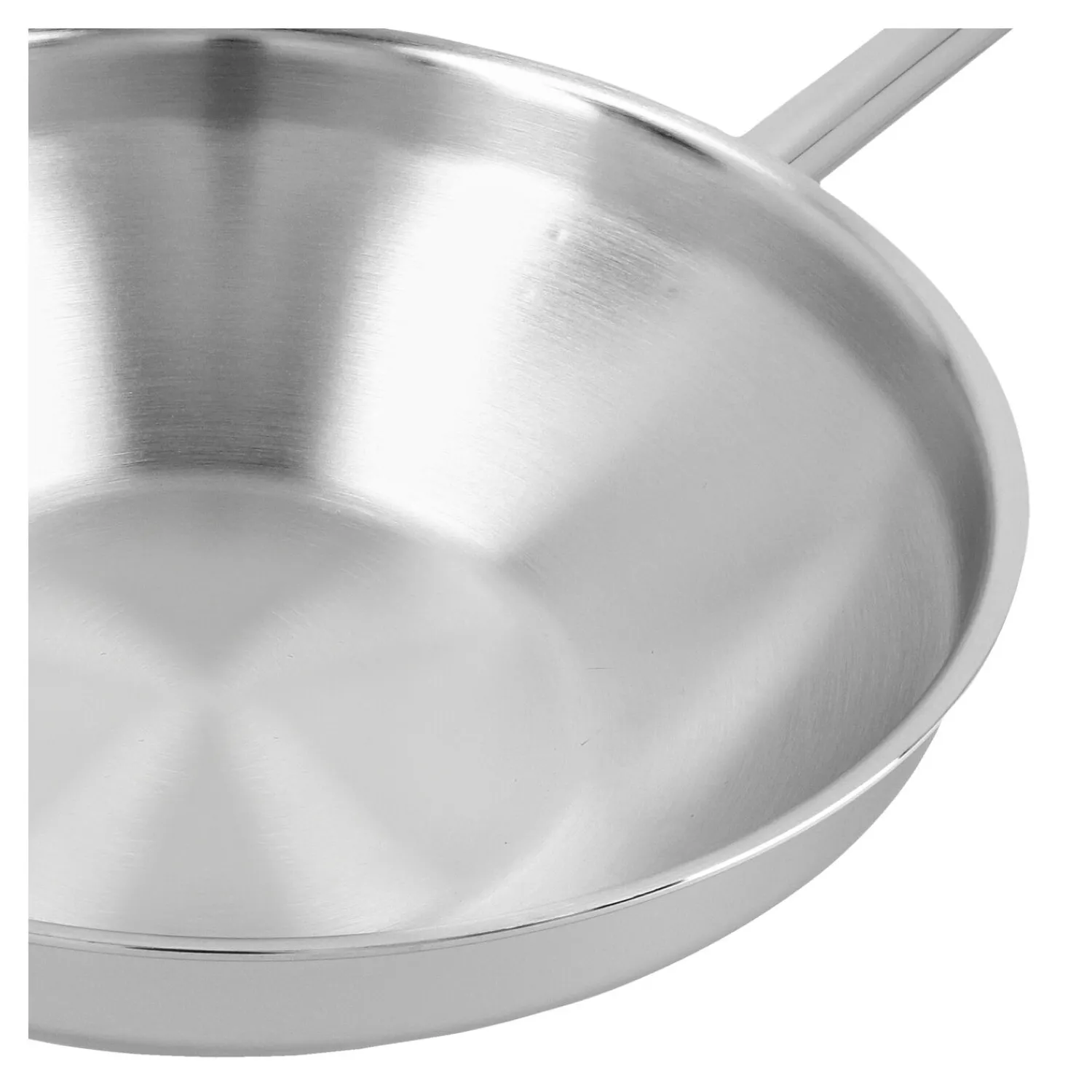 Demeyere 32 cm, Wok fond plat, Argent Outlet
