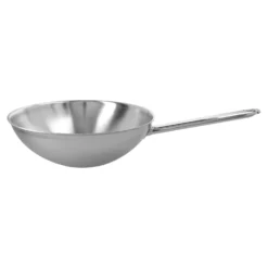 Demeyere 26 cm, Wok fond plat, Argent Outlet