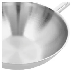 Demeyere 26 cm, Wok fond plat, Argent Outlet