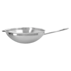 Demeyere 36 cm, Wok fond plat, Argent Sale