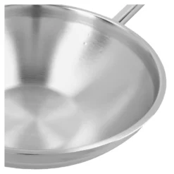 Demeyere 36 cm, Wok fond plat, Argent Sale