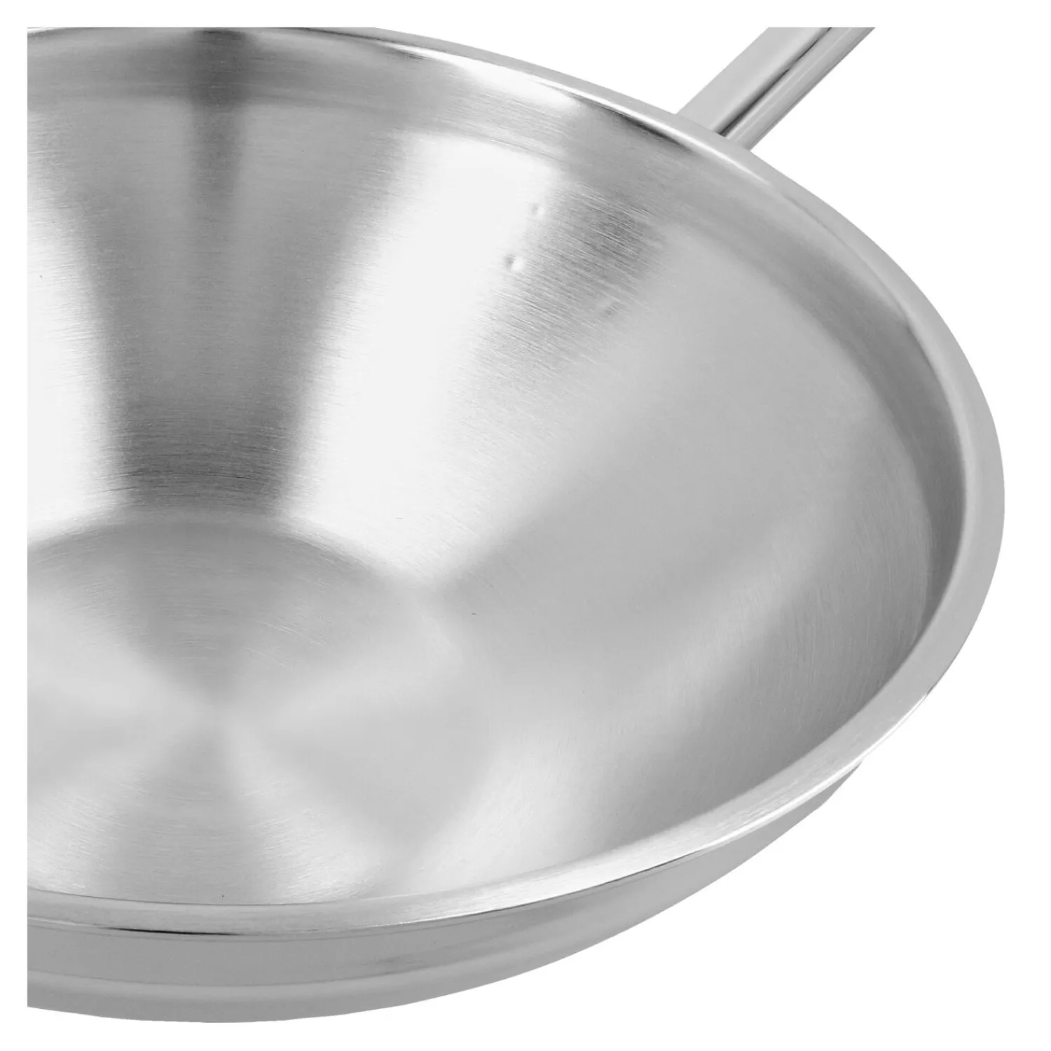 Demeyere 36 cm, Wok fond plat, Argent Sale