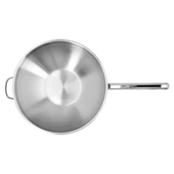 Demeyere 36 cm, Wok fond plat, Argent Sale