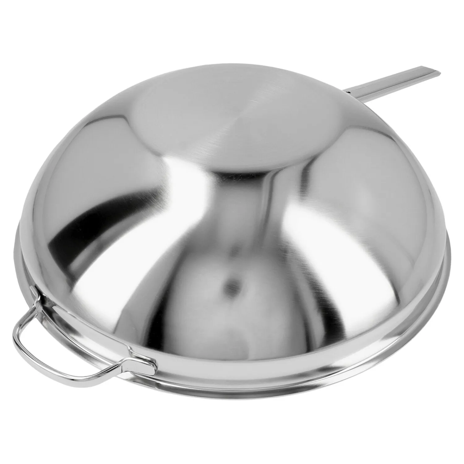 Demeyere 36 cm, Wok fond plat, Argent Sale
