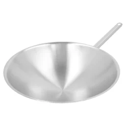 Demeyere 36 cm, Wok fond rond, Argent Hot