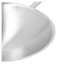 Demeyere 36 cm, Wok fond rond, Argent Hot