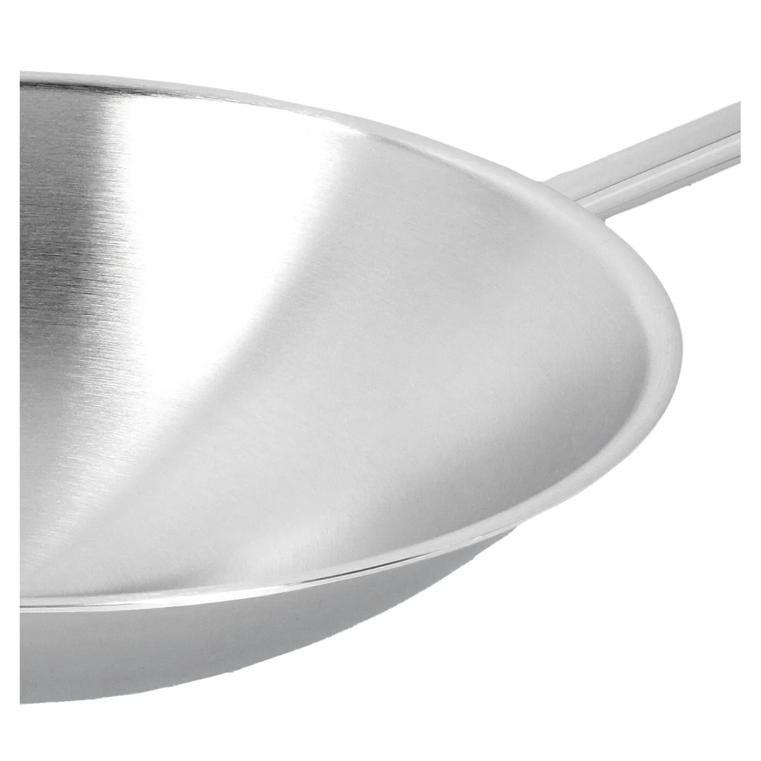 Demeyere 36 cm, Wok fond rond, Argent Hot