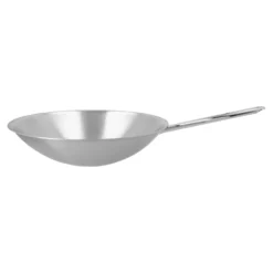 Demeyere 36 cm, Wok fond rond, Argent Discount