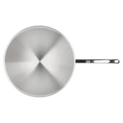 Demeyere 36 cm, Wok fond rond, Argent Discount