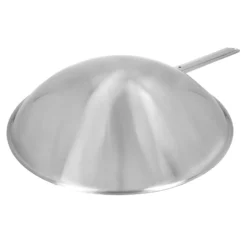 Demeyere 36 cm, Wok fond rond, Argent Discount