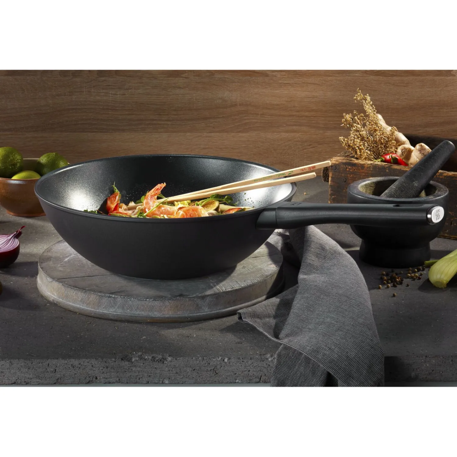 ZWILLING 30 cm, Wok, Noir mat New