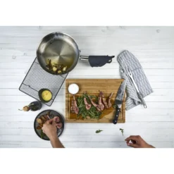 ZWILLING 36 cm x 25 cm, Planche à découper, Brun Sale