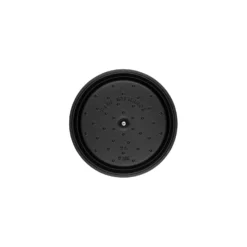 Staub Cocotte bas 26 cm, Rond(e), Noir mat, Fonte Hot