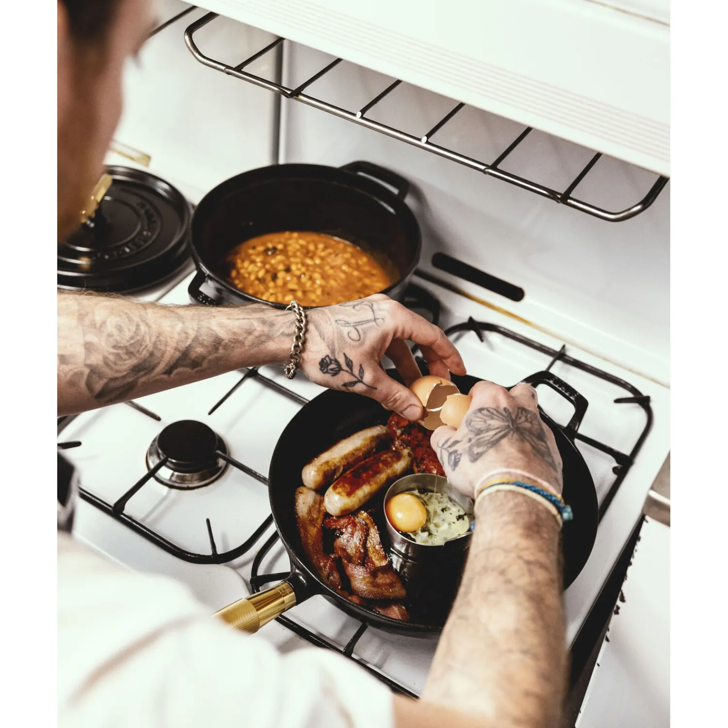 Staub Cocotte Buster+Punch 28 cm, Rond(e), Noir mat, Fonte Clearance