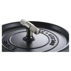 Staub Cocotte Buster+Punch 24 cm, Rond(e), Noir mat, Fonte Clearance