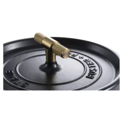 Staub Cocotte Buster+Punch 24 cm, Rond(e), Noir mat, Fonte New