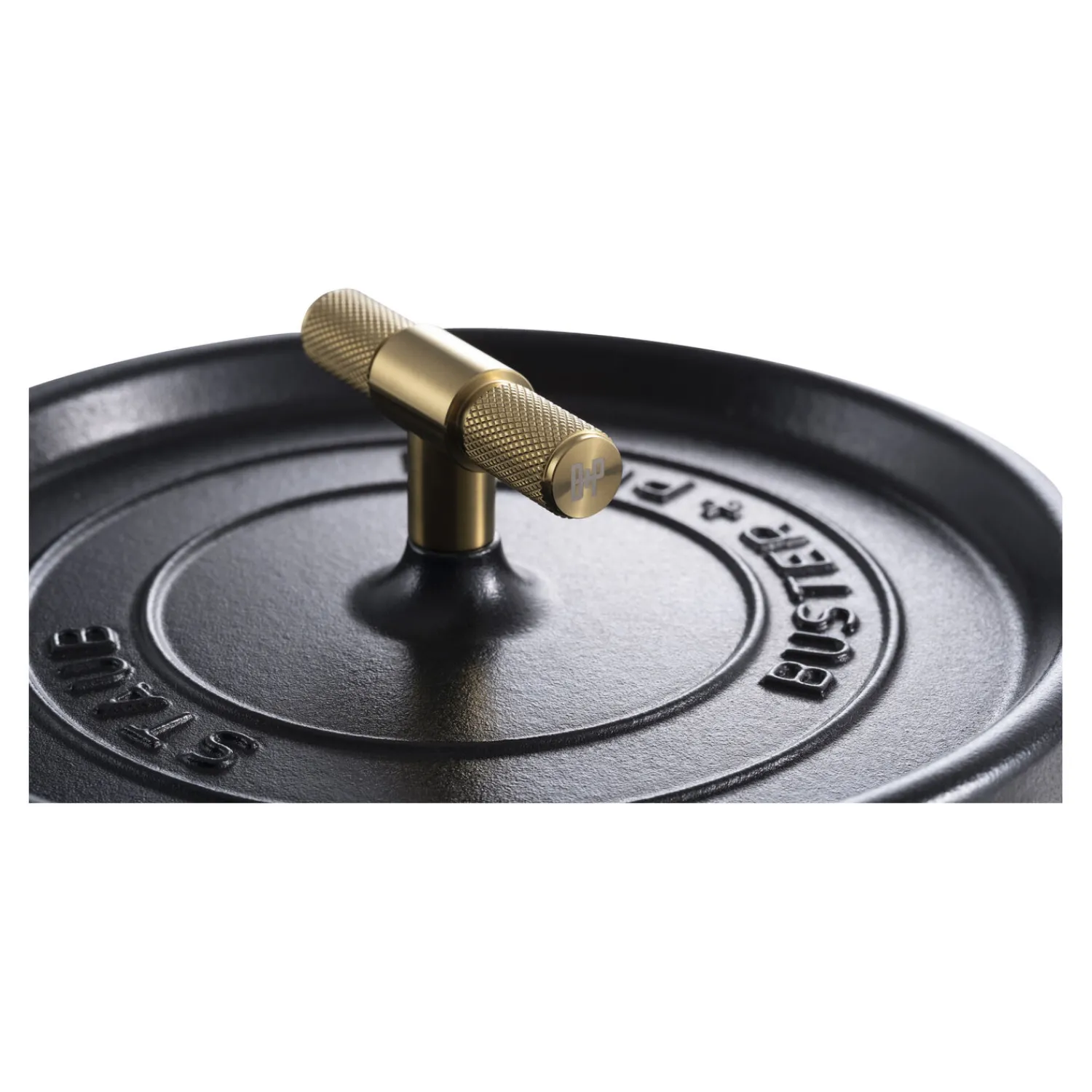Staub Cocotte Buster+Punch 24 cm, Rond(e), Noir mat, Fonte New
