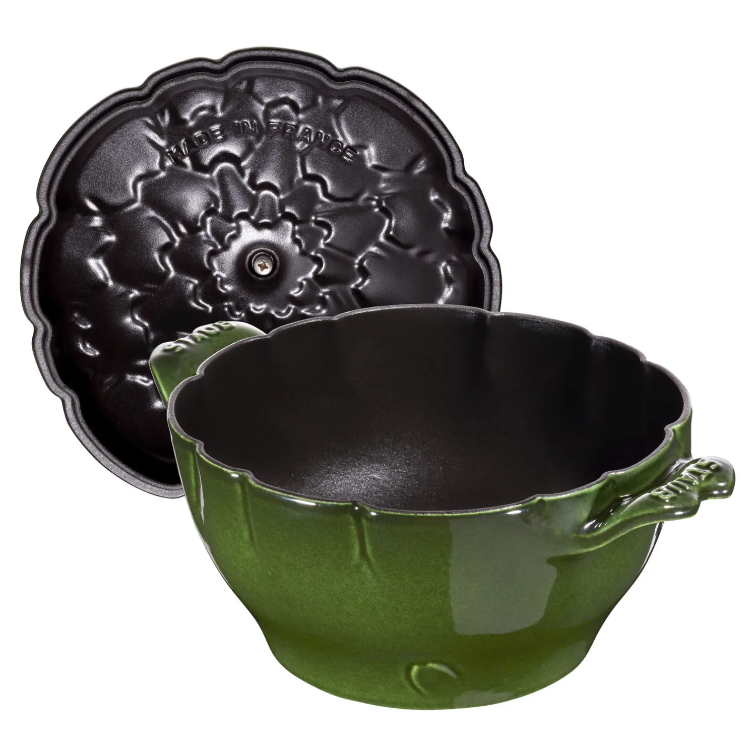 Staub Cocotte 22 cm, Artichaut, Basilic, Fonte Clearance