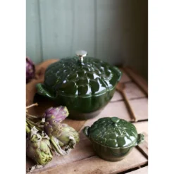Staub Cocotte 22 cm, Artichaut, Basilic, Fonte Clearance