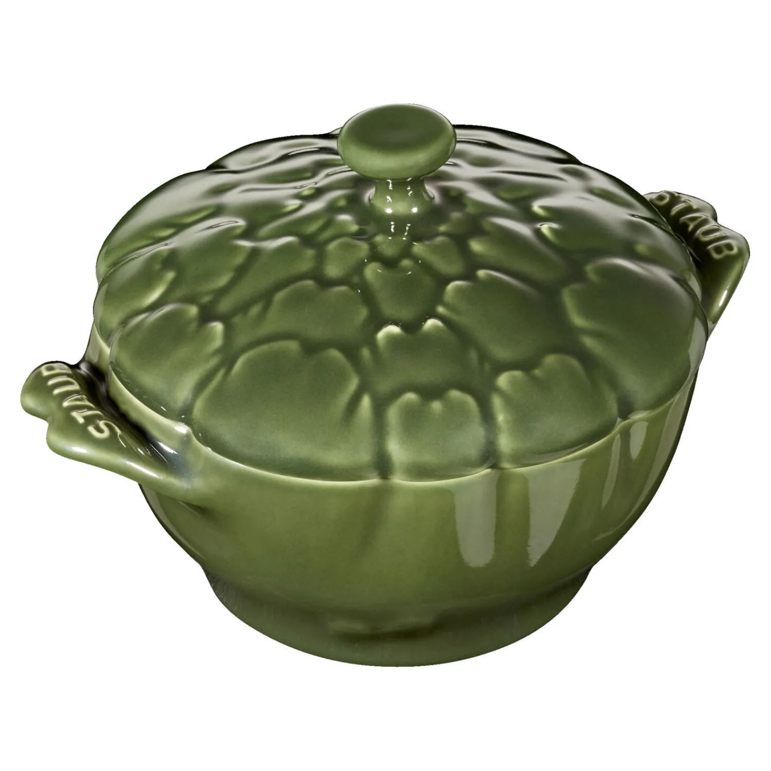 Staub Cocotte 13 cm, Artichaut, Basilic, Céramique Sale