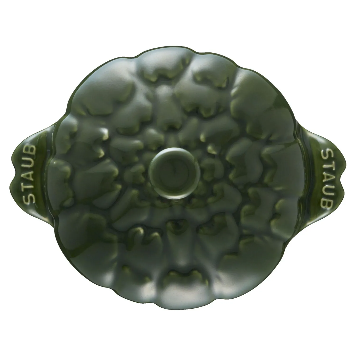 Staub Cocotte 13 cm, Artichaut, Basilic, Céramique Sale