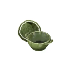 Staub Cocotte 13 cm, Artichaut, Basilic, Céramique Sale