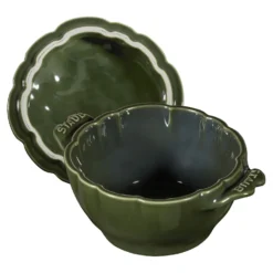 Staub Cocotte 13 cm, Artichaut, Basilic, Céramique Sale