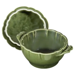 Staub Cocotte 13 cm, Artichaut, Basilic, Céramique Sale