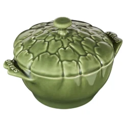 Staub Cocotte 13 cm, Artichaut, Basilic, Céramique Sale