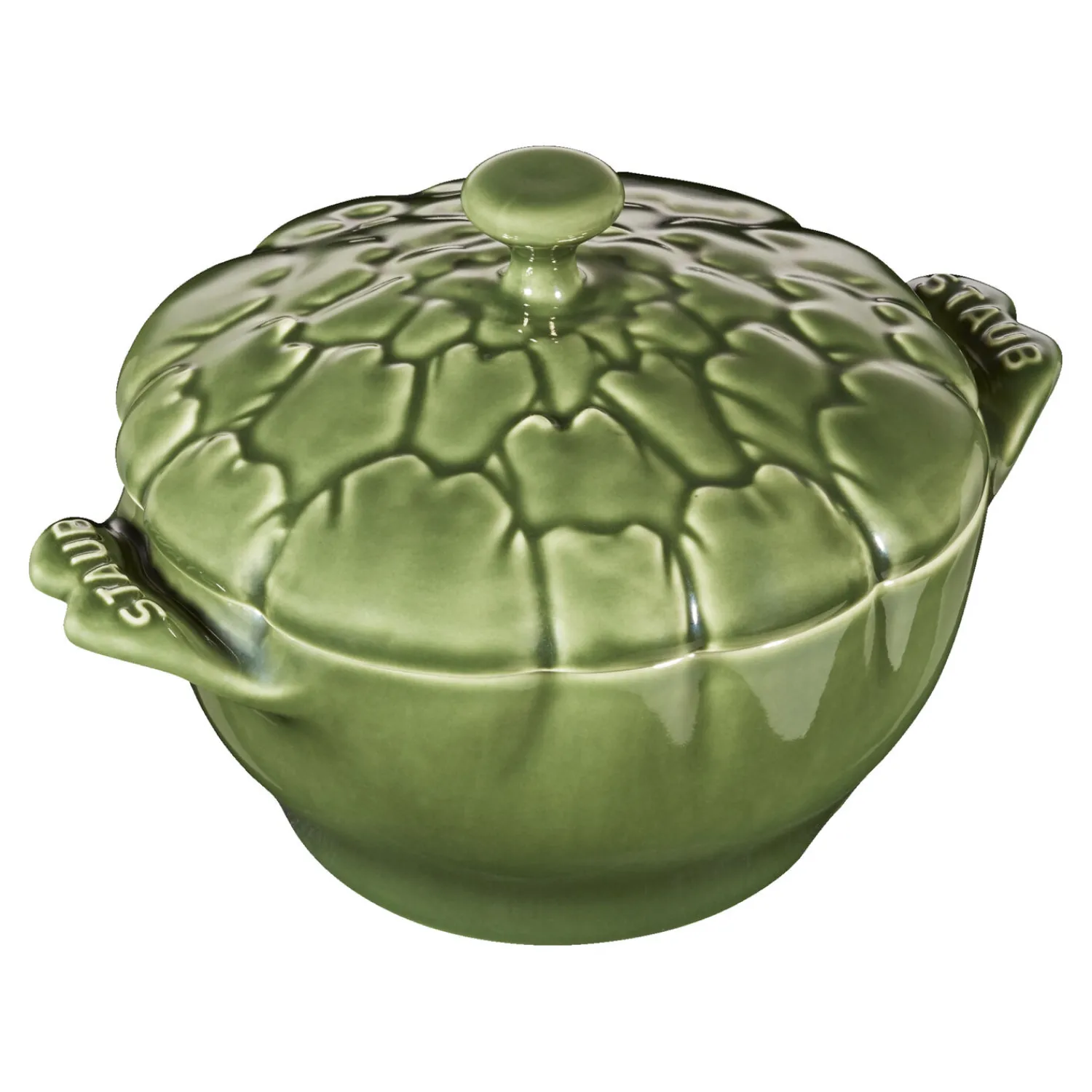 Staub Cocotte 13 cm, Artichaut, Basilic, Céramique Sale