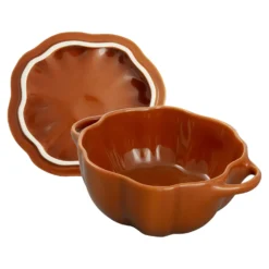 Staub Cocotte 15 cm, Citrouille, , Céramique Cannelle Outlet