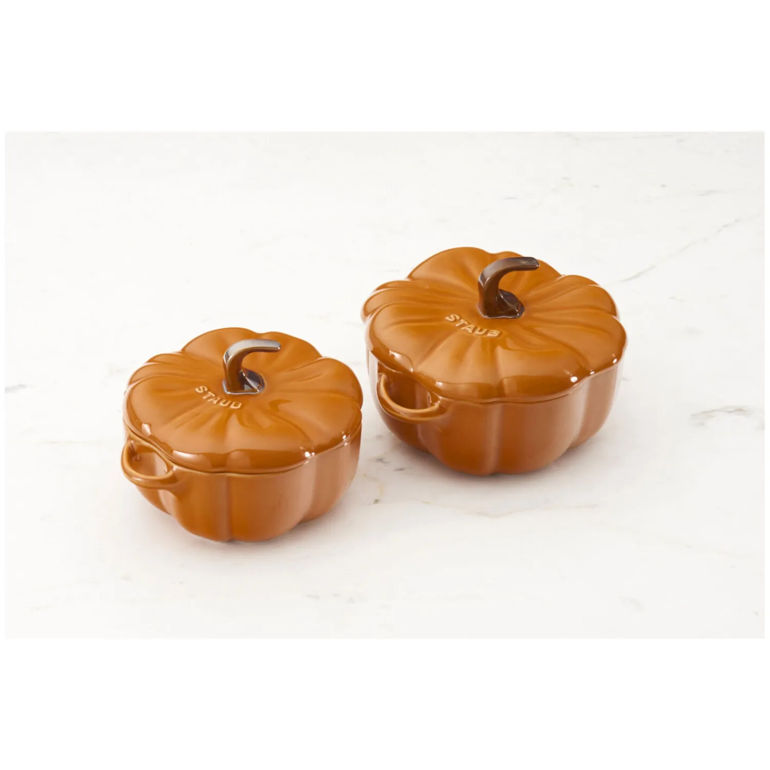 Staub Cocotte 15 cm, Citrouille, , Céramique Cannelle Outlet