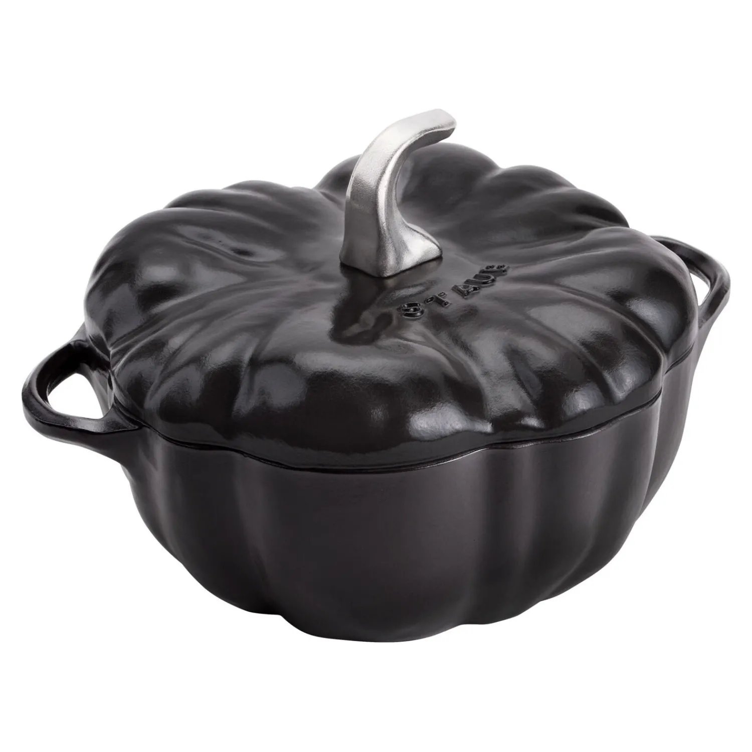 Staub Cocotte 24 cm, Citrouille, , Fonte Noir mat Discount