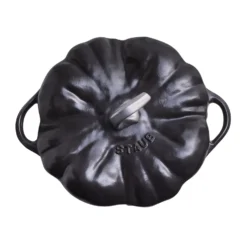 Staub Cocotte 24 cm, Citrouille, , Fonte Noir mat Discount