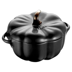 Staub Cocotte 12 cm, Citrouille, , Céramique Noir mat Sale