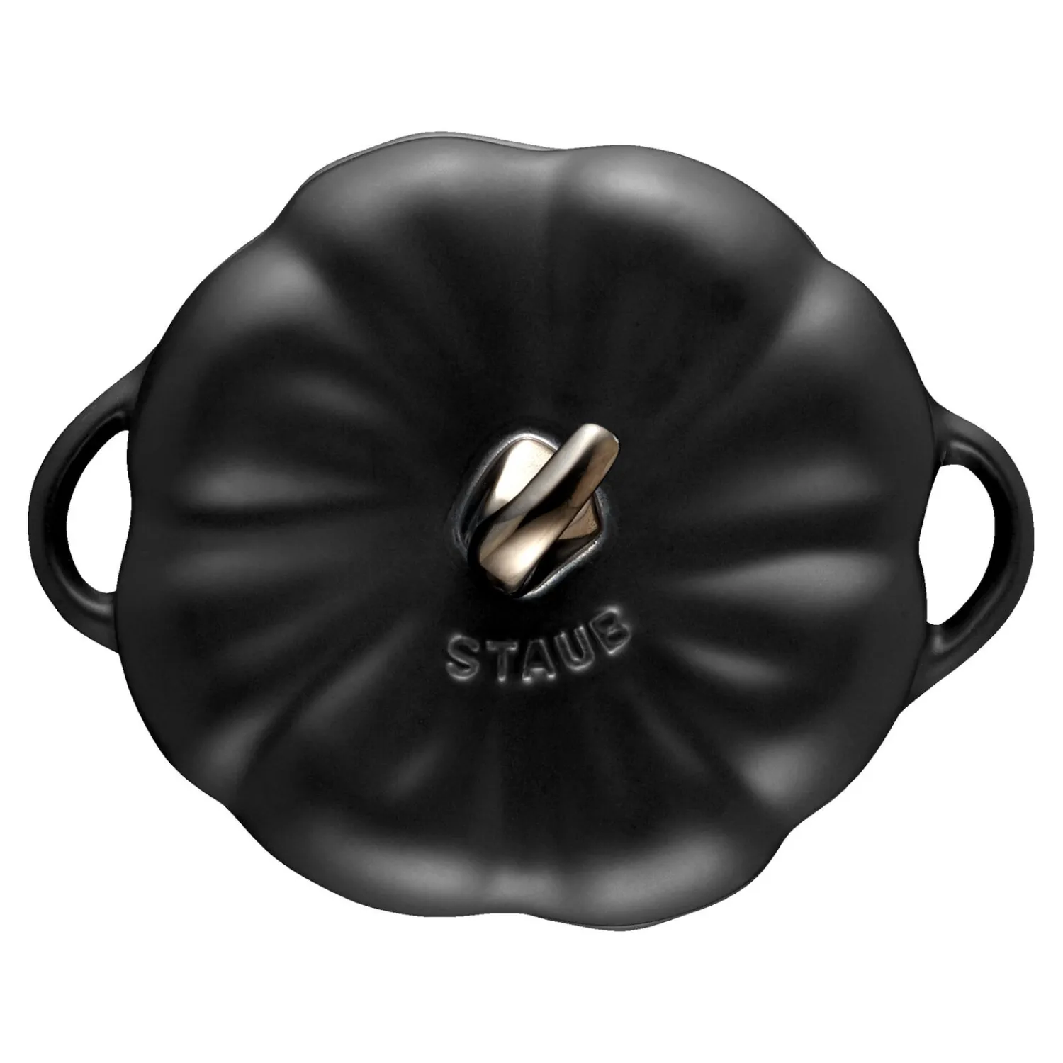 Staub Cocotte 12 cm, Citrouille, , Céramique Noir mat Sale