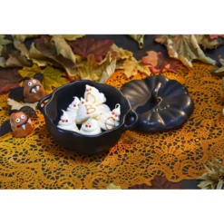 Staub Cocotte 12 cm, Citrouille, , Céramique Noir mat Sale