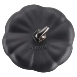 Staub Cocotte 12 cm, Citrouille, , Céramique Noir mat Sale