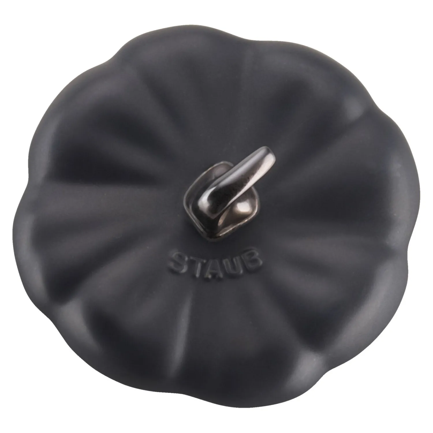 Staub Cocotte 12 cm, Citrouille, , Céramique Noir mat Sale