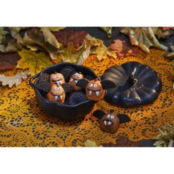 Staub Cocotte 15 cm, Citrouille, , Céramique Noir mat New