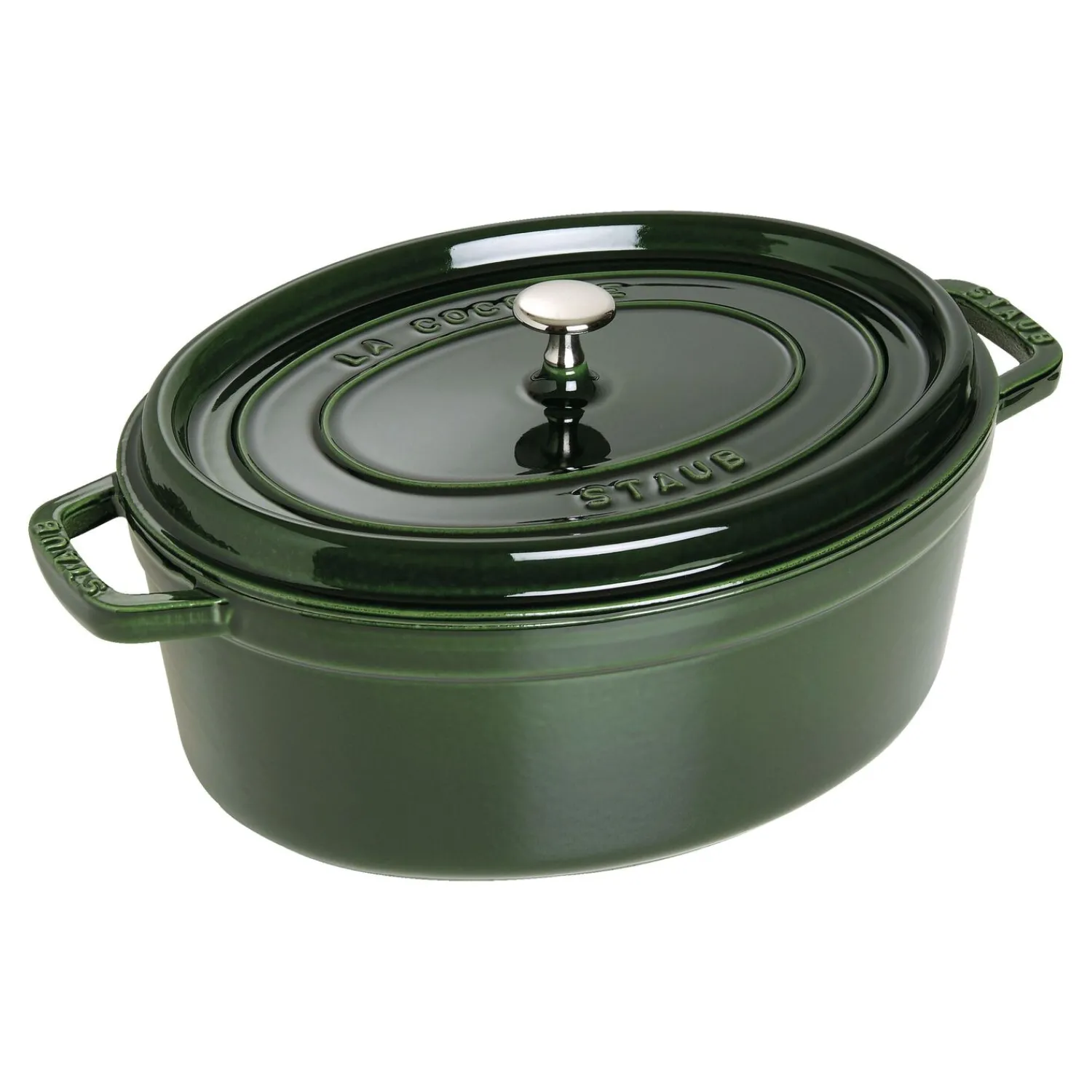 Staub Cocotte 31 cm, Ovale, , Fonte Basilic Hot