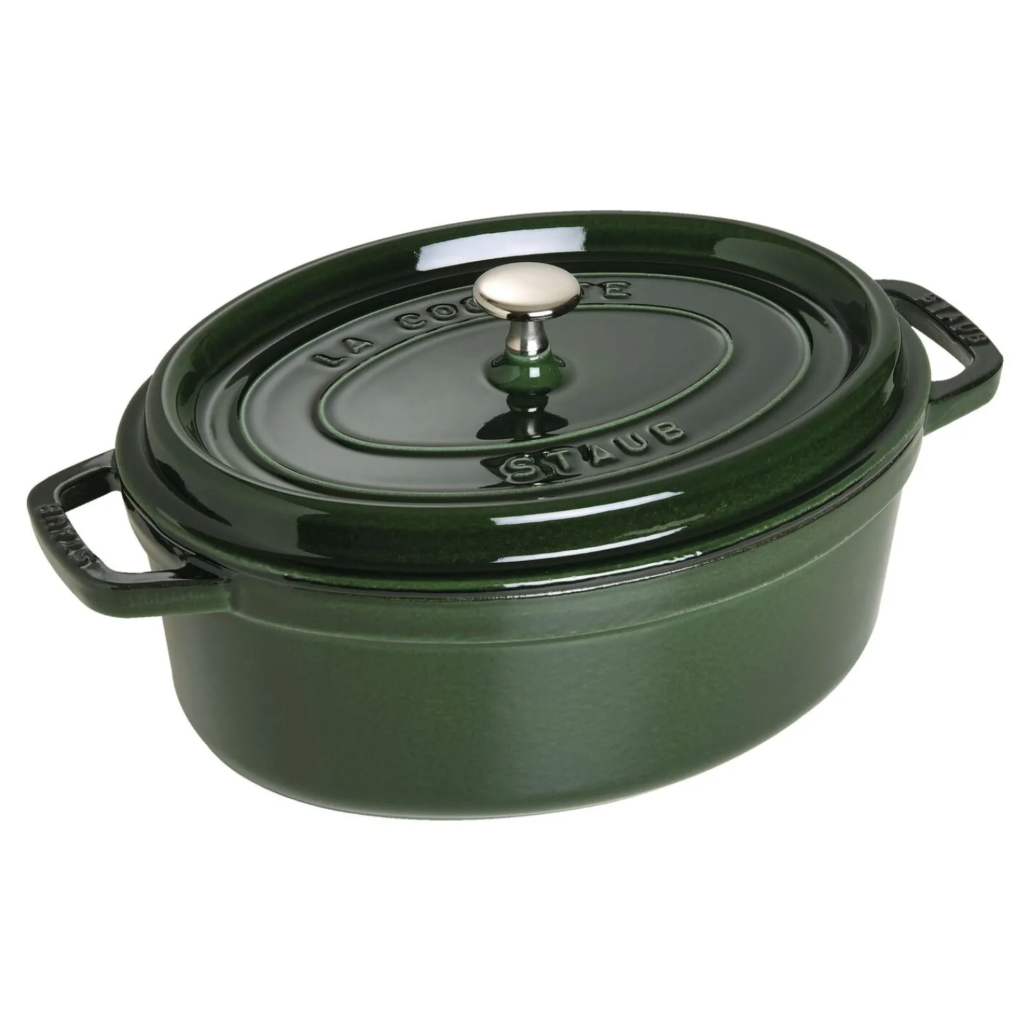 Staub Cocotte 29 cm, Ovale, , Fonte Basilic Discount