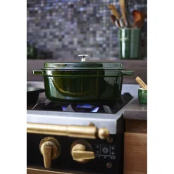 Staub Cocotte 33 cm, Ovale, , Fonte Basilic Hot