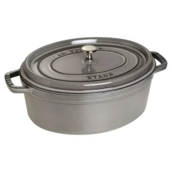 Staub Cocotte 33 cm, Ovale, , Fonte Gris graphite Clearance