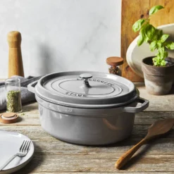 Staub Cocotte 31 cm, Ovale, , Fonte Gris graphite New