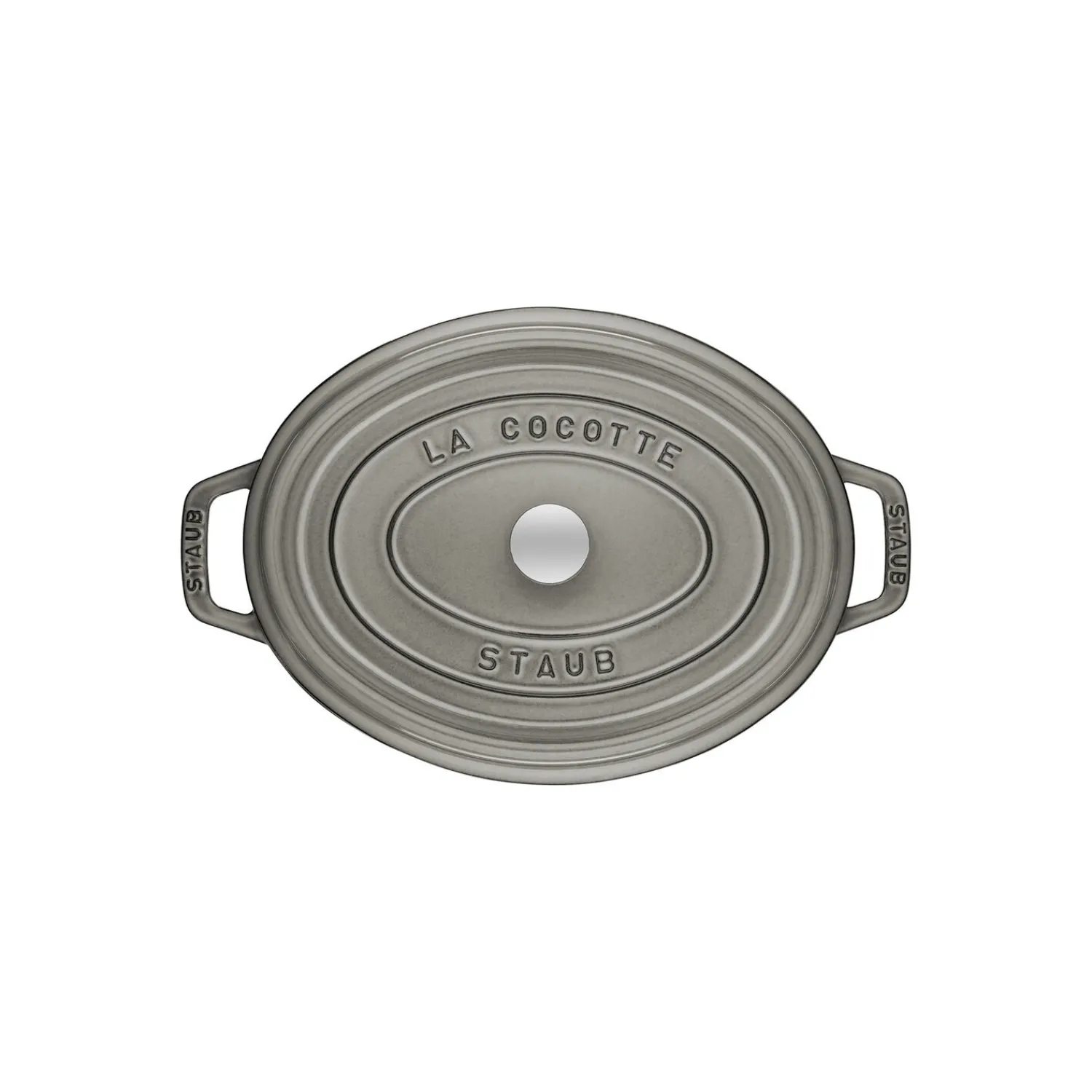 Staub Cocotte 31 cm, Ovale, , Fonte Gris graphite New