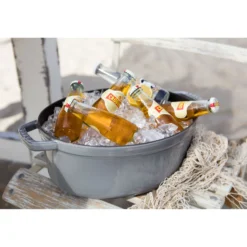 Staub Cocotte 31 cm, Ovale, , Fonte Gris graphite New